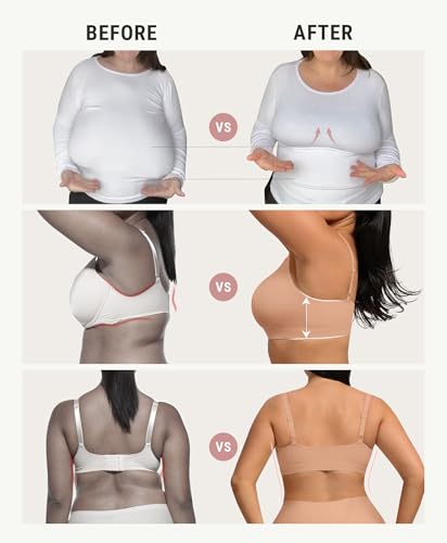 Image of FeelinGirl Seamless Bras Wireless Bralettes for Women, No Wire Unlined Comfort Soft for Sleep, Everyday Bras