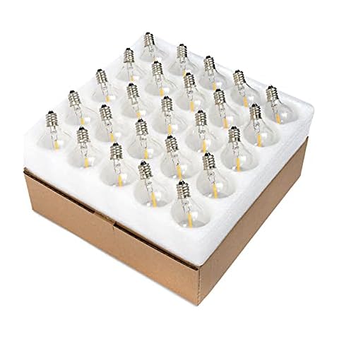 G40 String Light Replacement Bulb,G40 LED Light Bulb Replacement,Indoor Outdoor Decoration Light Bulb for Christmas,Party,Garden,Indoor Cover