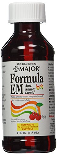 2 Pack of Formula EM 4oz Liquid for Nausea & Upset Stomach Cherry FlavoredCompare to Emetrol and Save
