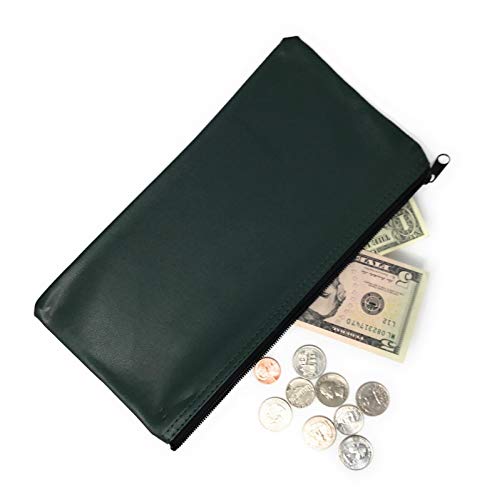 4 Piece Set PM Company Security Bank Deposit Bag/Utility Zipper Coin Bag/Cash Bag/Money Holder Pouch Safe Money Organizer Bag / 11 X 5.5 Inches (FREE RETURN) (4 Envelope - 1 of Each Color)4