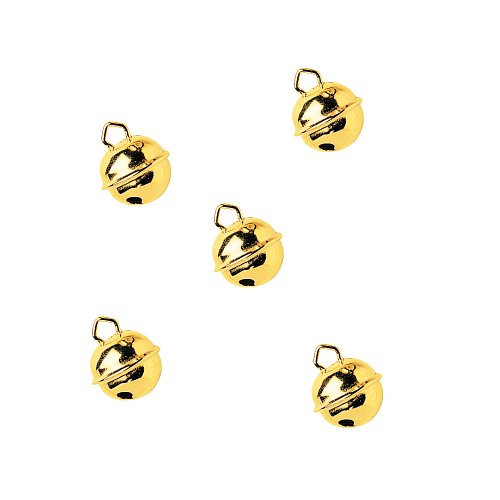 Gütermann / KnorrPrandell 8605750 - Metallglöckchen vermessingt 24mmØ, 4 Stück/Beutel