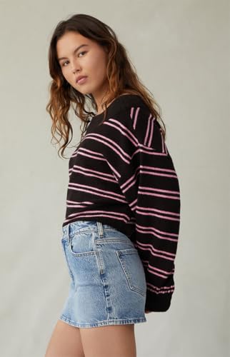 PacSun Women's Bella Stretch Medium Indigo Mid Rise Denim Mini Skirt - Multicolor2