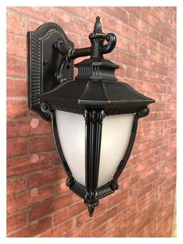Lampe murale extérieure de villa en aluminium pur de style classique