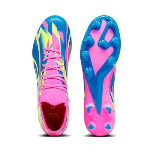 PUMA Unisex Match Energy Fg/Ag Fussballschuh, Leuchtend Rosa Gelb Alert Ultra Blue, 46.5 EU – Ansicht 5