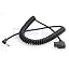 Elbow DC coiled cable