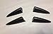 Sequence Front Head Lamp Devil's Claw Point Emblem Molding Kit 4pc (Fits: Hyundai Veloster + Veloster Turbo)