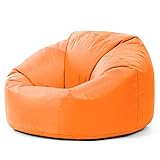 Utilice este puf XL en el hogar y el jardín – Hecho de tejido de poliéster durable, 100% impermeable, fácil de limpiar, retardante de las llamas (guardar en interior cuando no esté en uso).