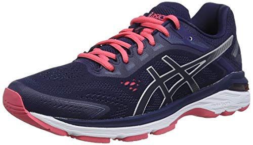 Asics Gt-2000 7, Zapatillas de Running Mujer, Multicolor (Peacoat Silver 401), 37 EU