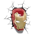 thor lightning strikes again lyrics - Lampe Murale 3D Deco Light Marvel - Iron Man- Stickers murales inclus- Guide de perçage inclus-