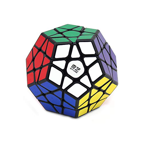 Cubelelo QiYi QiHeng Megaminx Black Puzzle Toy Rubix Rubic Speed Cube
