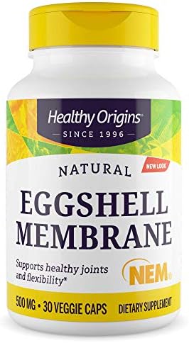 Healthy Origins Eggshell Membrane (NEM) 500 mg, 30 Veggie Caps