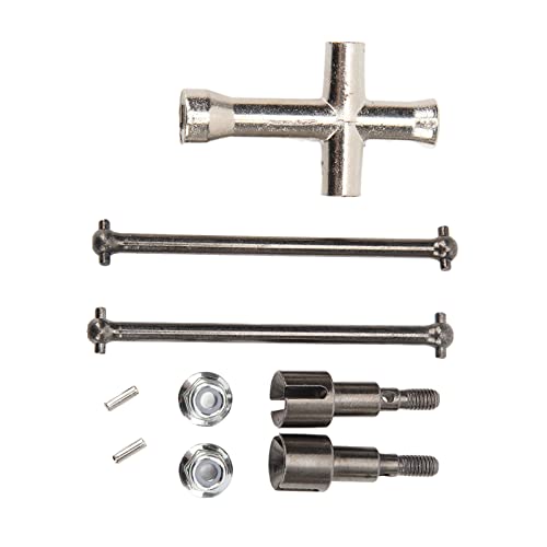 SUNGOOYUE Eje de Transmisión Trasera de Coche RC Eje de Eje Trasero de Acero de Repuesto para SCY 16101 16102 16103 16201 1/16 RC Cars