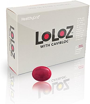 Loloz - Anti Cavity Lozenges, Berry, 3 To 6 Months of Protection (20 pieces)
