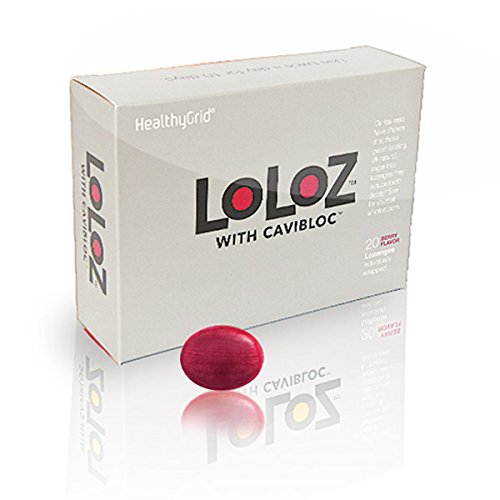Loloz - Anti Cavity Lozenges, Berry, 3 To 6 Months of Protection (20 pieces)