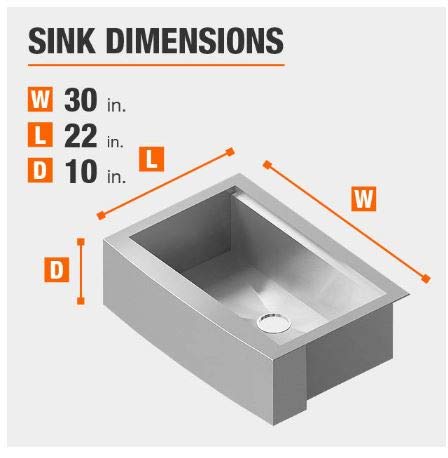 All-in-One Apron-Front Farmhouse Stainless Steel 30 in. Single Bowl Workstation Sink with Accessory Kit - Thumbnail 2