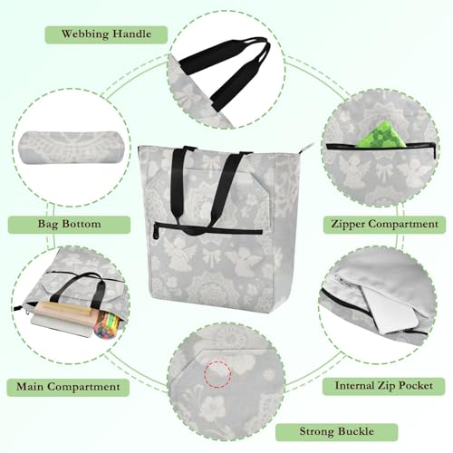 Bolsa de hombro resistente con bolsillos interiores para lectoras 5