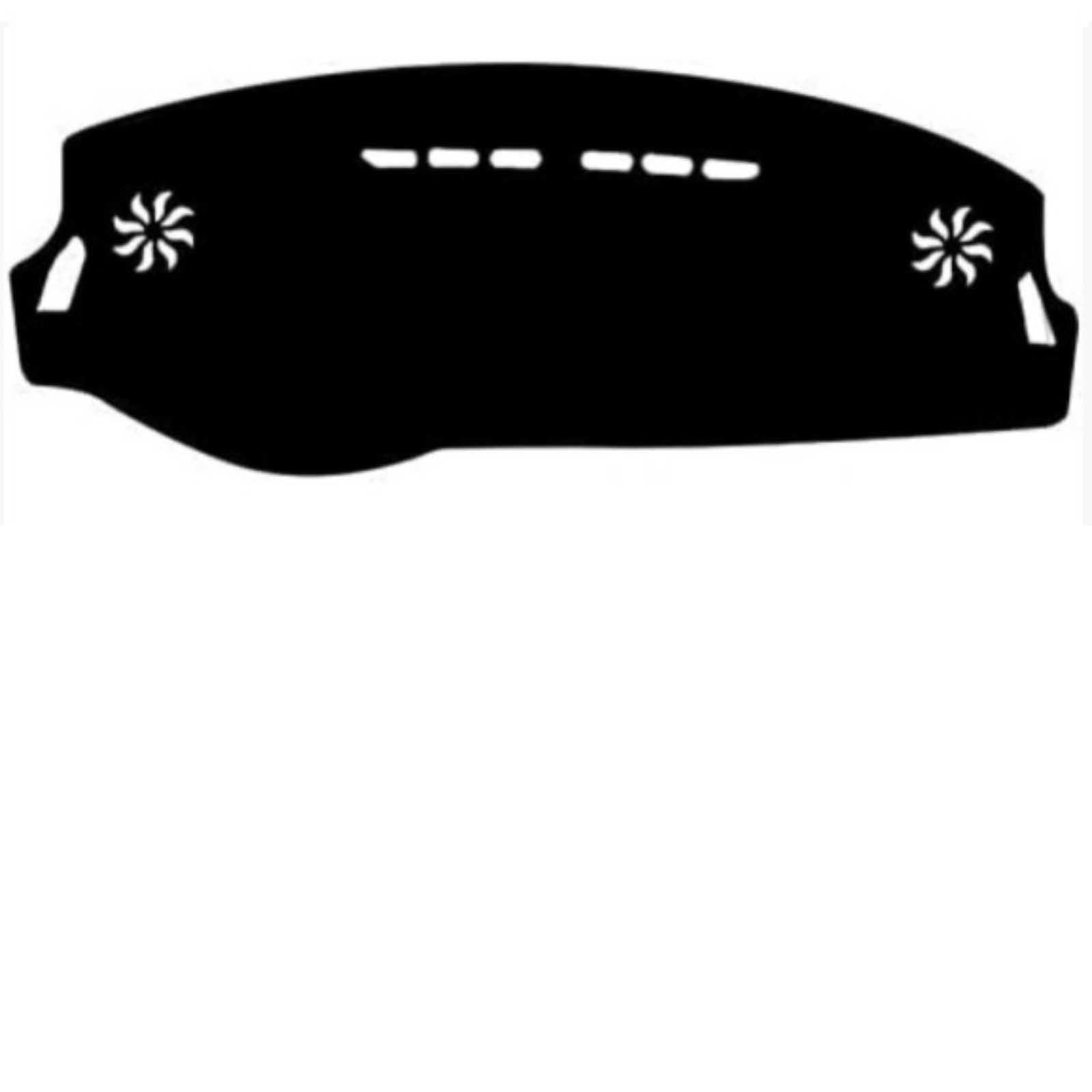 Pokrywa deski rozdzielczej samochodu Citroen C-Elysee 2014-2019 RHD mata antypoślizgowa osłona przeciwsłoneczna dywanik Pad konsola środkowa czarny