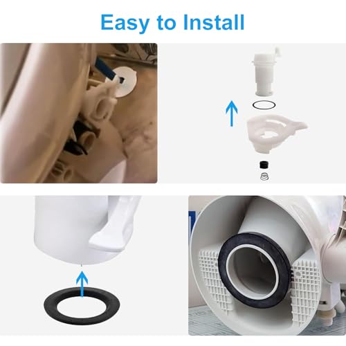 Image of Linkstyle 42049 Water Valve Replacement Kit Compatible with RV Toilet Thetford Aqua Magic Style II with Closet Flange Seal