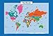 World Map for Kids - Laminated - Wall Chart Map of The World