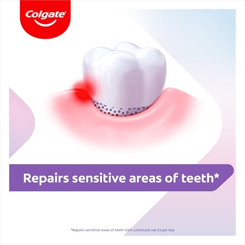 Colgate Sensitive Instant Relief Repair + Multi-Protection Toothpaste 75ml - Fluoride Toothpaste - Instant Sensitivity Relief* - Cavity Protection + Gum Health - Repairs Sensitive Areas of Teeth** - Image 8