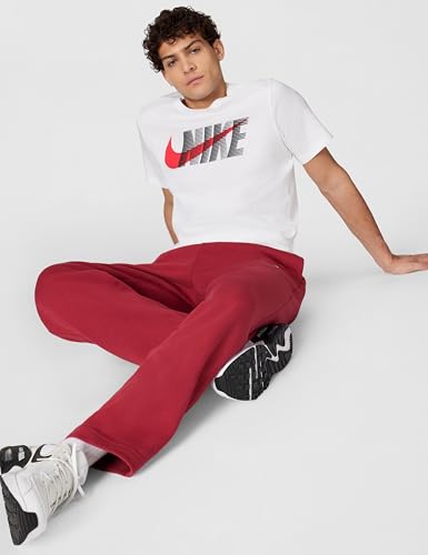 Image of Nike Men's Club Open Hem Brushed Fleece Pants