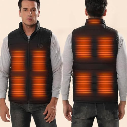 Heated Vest for Men and Women - 9 Heating Zones,3 Adjustable Temperature Smart Heat Quickly Lightweight Puffer Jacket2