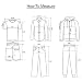 KULIXI Chaqueta Larga gótica Vintage para Hombre, Abrigo de Uniforme Fresco Retro...