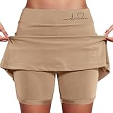 Jupe-culotte mi-haute féminine avec ceinture confortable et coupe fluide pour mouvement optimal lors des activités décontractées