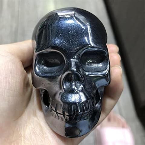 KKONION Hand Carved Crystal Skull Cover