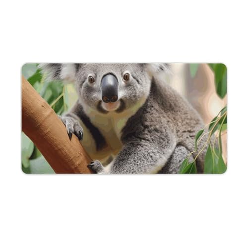 Tapis de bureau koala pour enfant et adulte tapis d'écriture maison