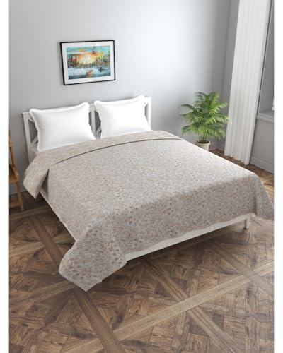 Image of Florida Cotton Double Bed All Season Reversible AC Dohar (Beige, 220x240 CM)
