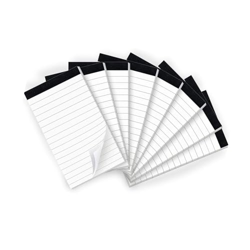 Papier ligné en carnets de notes détachables avec finition de papier lisse