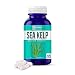 Organic Sea Kelp Capsules by Ahana Nutrition – Natural Iodine Supplement for Thyroid Support, Energy, Stamina and Hair and Nail Health (150mcg - 100 Easy to Swallow Capsules) (100 Capsules)