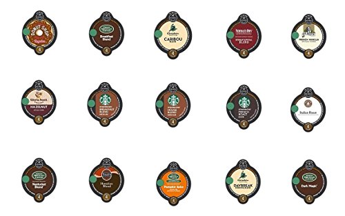 30 Count - Variety Coffee Vue-Cups for Keurig Vue Brewers - (No decaf, 15 flavors, 2 Vue cups each)