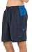 Speedo Men's Sport Volley Shorts Workout & Swim Trunks, New Navy, Large