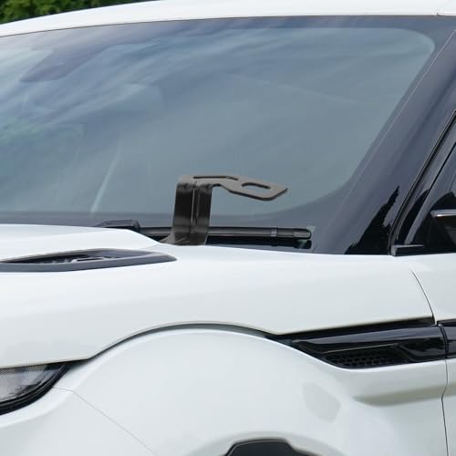Soporte de barra de luz LED para coche accesorio exterior de aluminio negro 6