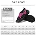 DimaiGlobal Sandalias Deportivas ortopédicas para Mujer Zapatos con Punta Abierta Cuña Lavable de Verano Sandalias para Caminar 39EU Magenta Imagen de DimaiGlobal Sandalias Deportivas ortopédicas para Mujer Zapatos con Punta Abierta Cuña Lavable de Verano Sandalias para Caminar 39EU Magenta