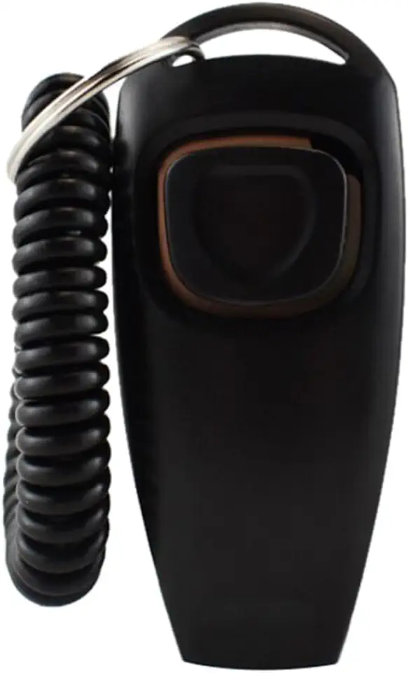Clicker E Apito Pet Adestramento 2 Em 1 Treinamento Cachorro Com Pulseira Dog Clicker Adestramento Canino Com Apito Recompensa Barulho Cães Cachorro com Munhequeira Cordão