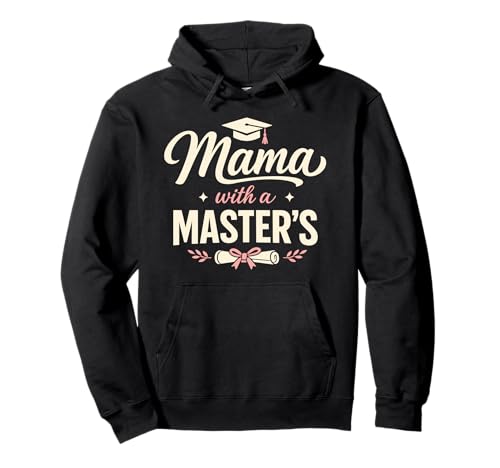 Mama With A Masters Degree Proud Mom Graduate Achievement �p�[�J�[