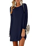 Saison: Jede Jahreszeit , angenehm zu tragen. Blusenkleid Damen Kurzarm wird somit zum perfekten Outfit für den entspannten Stadtbummel mit der besten Freundin oder dem ersten Date im angesagten Cafe.