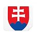 Slovakia Europe National Emblem Cleaning Cloth Screen Cleaner 2pcs Suede Fabric