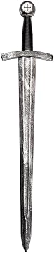 Wicked Costumes Adult Knight Sword   Medieval Fancy Dress Weapon Accessory for Halloween & Themed Parties