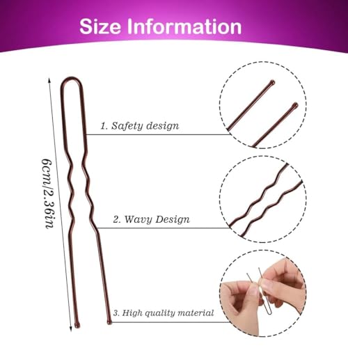 Image of Hair Accessory Combo Pack - Includes Tic Tak Clips, Bullet Pins, Bobby Pins, Juda Pins and Safety Pins for Women & Girls, Saree Draping & Daily Styling( 24 pieces tictac clips 24 pieces bullet bobby pins ,10 pieces upin 25 pcs safety pin )