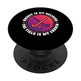 Feld Hockey Spieler Schläger Feldhockeyspieler - Feldhockey PopSockets mit austauschbarem PopGrip