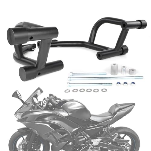 Crash bar pour Kawasaki Ninja 650 et Z650 2017-2024 protection moteur noire