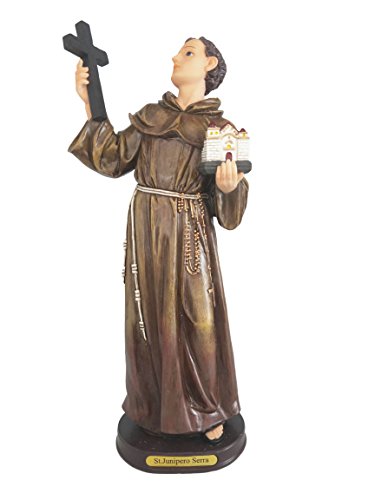 Estatua de San Junípero Serra 30 cm