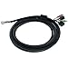 Axis 5505-021 Multi-Connector Cable for Q1765-LE and Q1931-E Thermal Network Camera, Audio and I/O - Black, 5 m