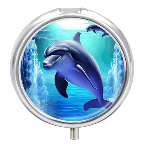 Dolphin Pill Box 3�R���p�[�g�����g ���E���h ���^ �s���P�[�X ���s�p�s���{�b�N�X ���z�|�P�b�g�p ��������I�[�K�i�C�U�[ �|�[�^�u���s���R���e�i�z���_�[ �r�^�~�� �� ���� �T�v�������g��ێ�