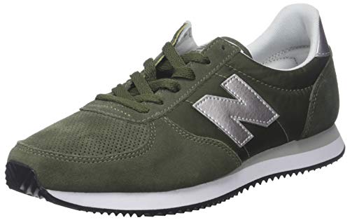New Balance Men's Low-Top Trainers, Green Dark Covert Green Silver Fc, 41.5