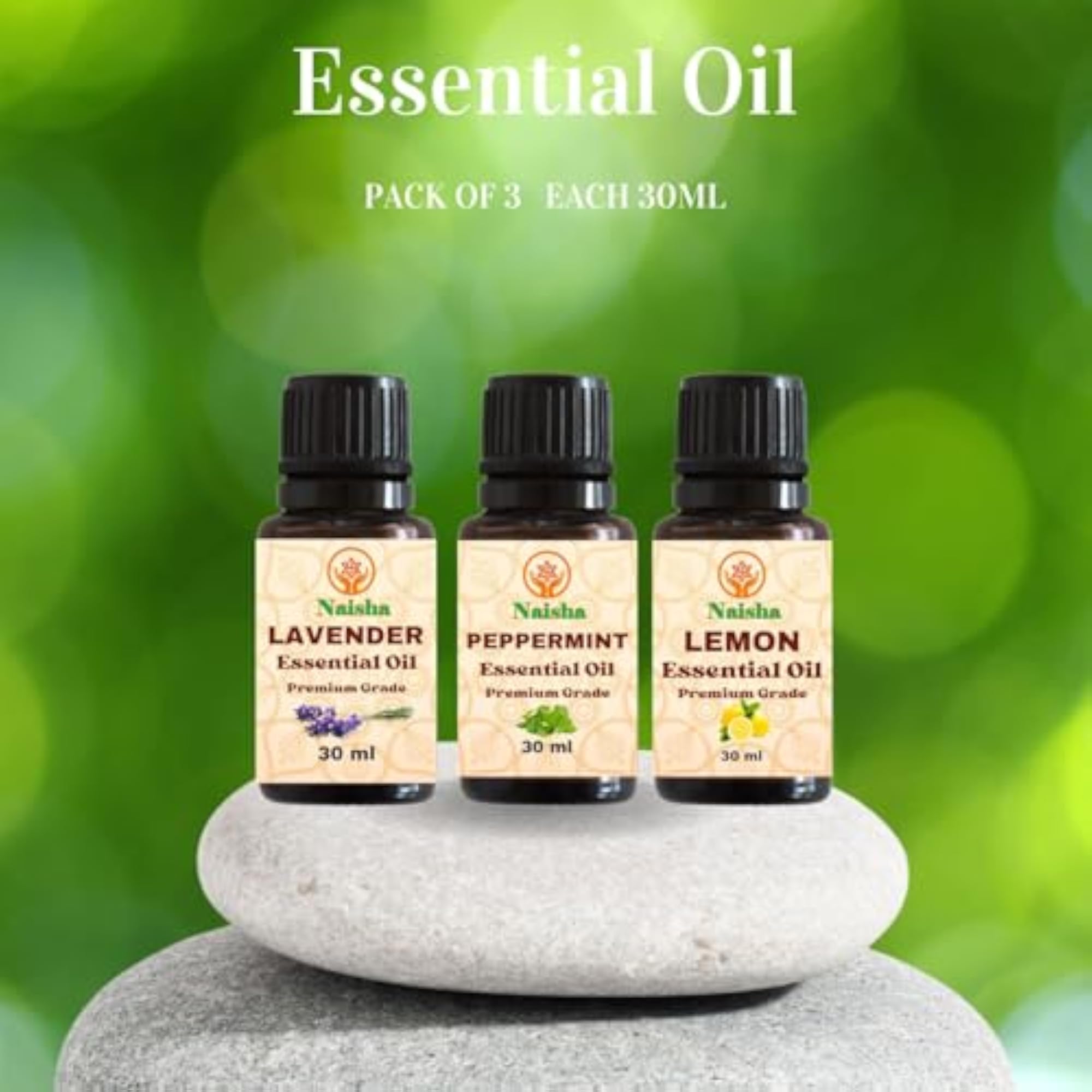 Naisha Essential Aromatherapy Set - 3 x 30 ml